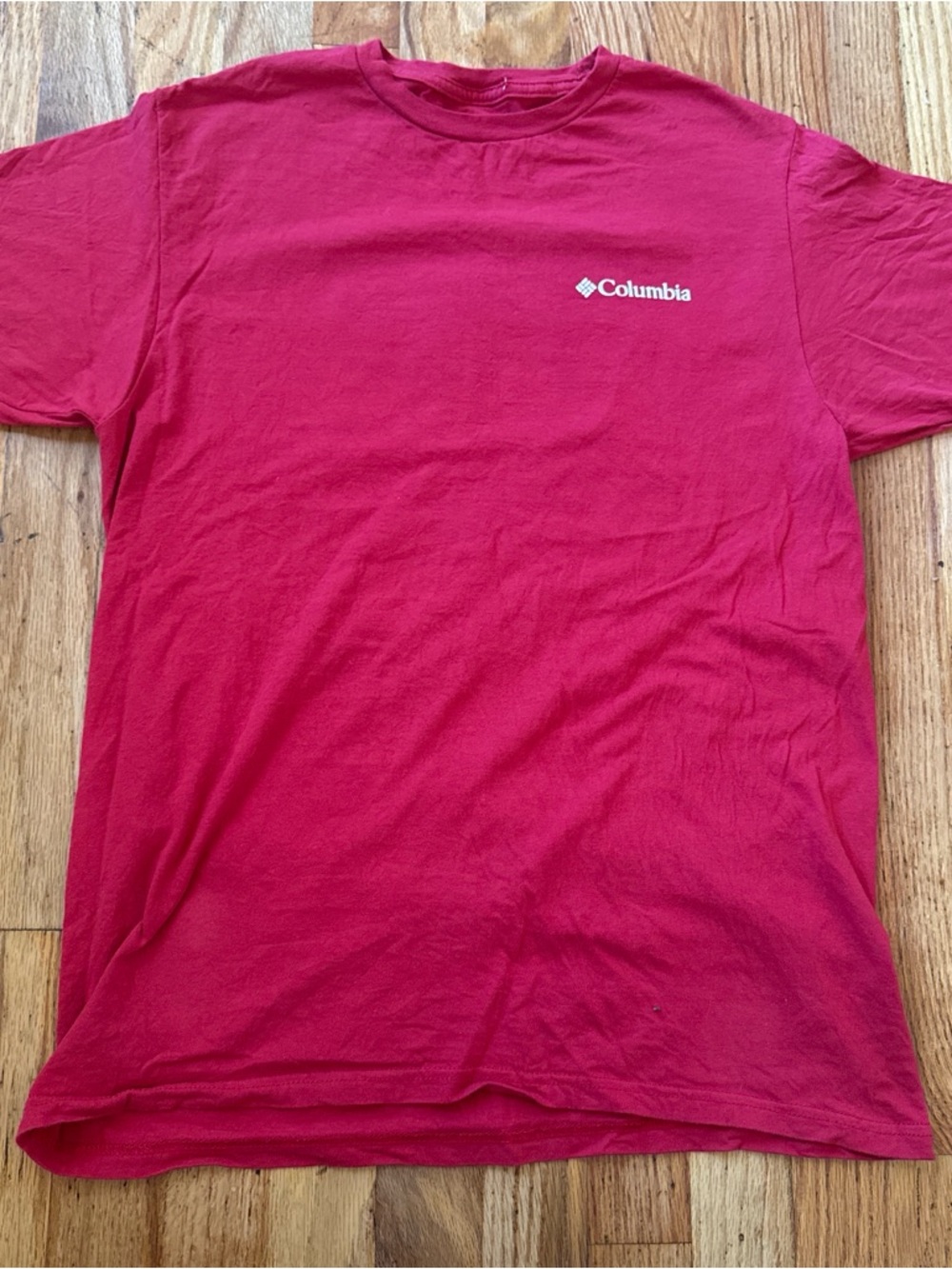 Columbia Men's Red Logo Tee
